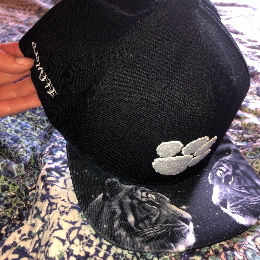 Clemson University Flat Brim Tiger Hat